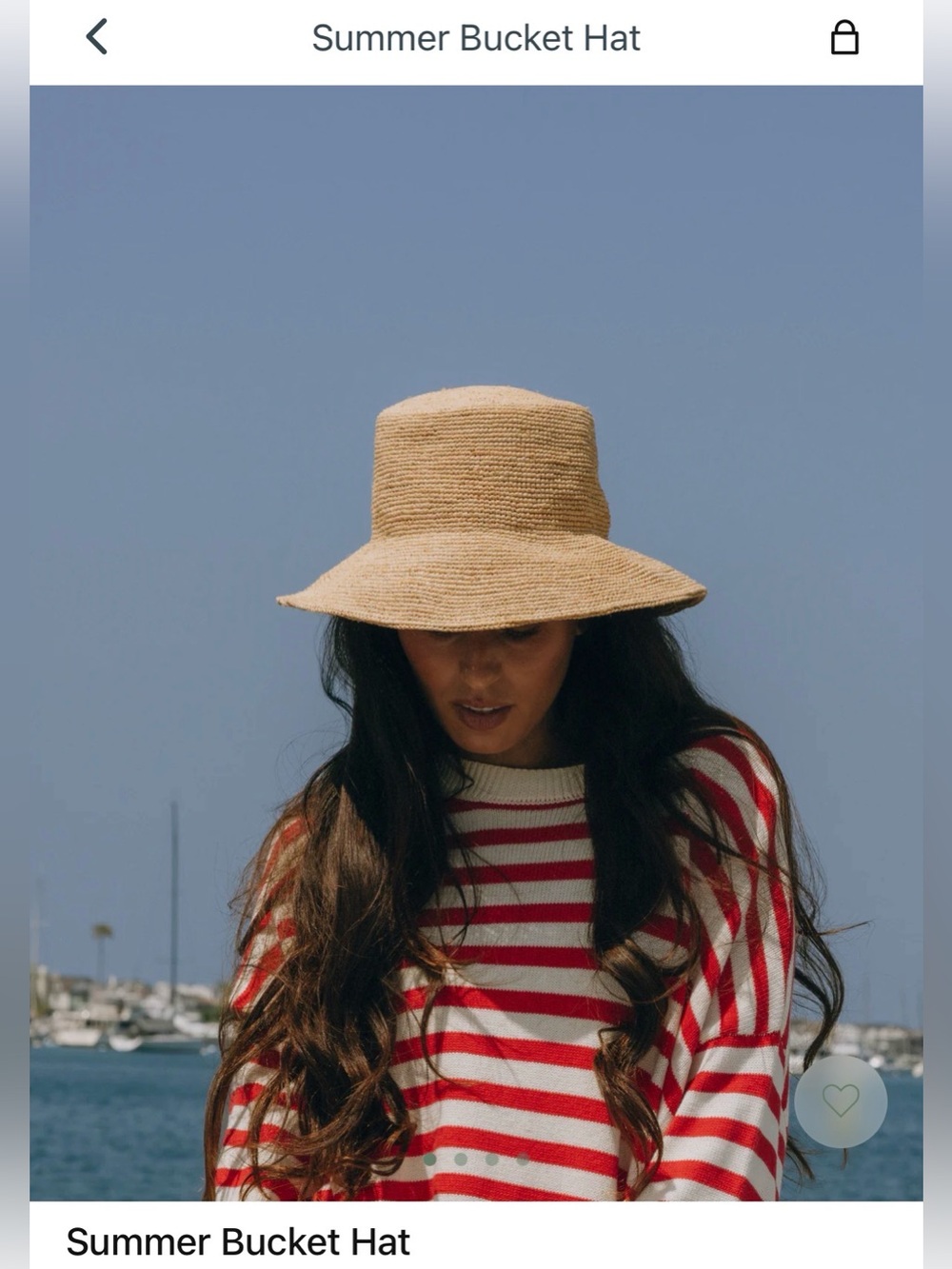 Daily Drills Summer Bucket Hat - Natural Straw